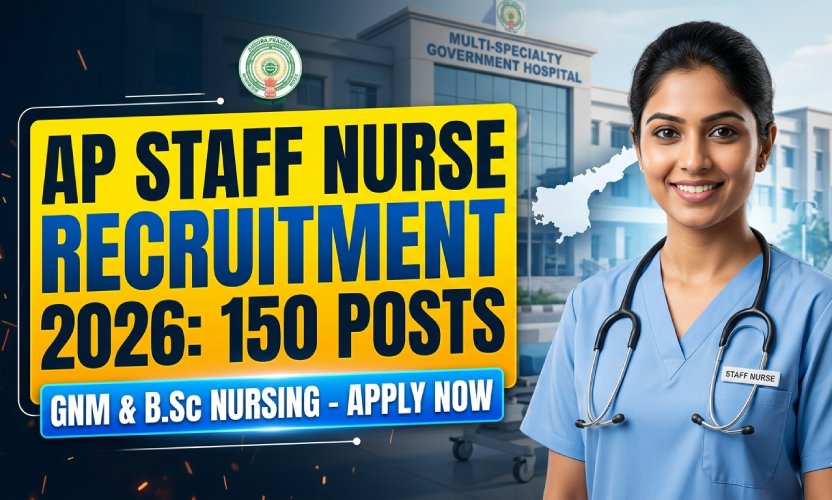 AP Staff Nurse Recruitment 2026: Apply Online for 150 Posts at cfw.ap.nic.in; Check Eligibility & Selection Process