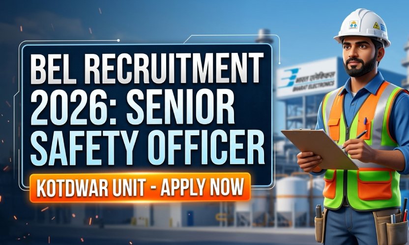 BEL Recruitment 2026: Apply for Senior Safety Officer (Kotdwar Unit); Check Eligibility, Experience & Salary Details