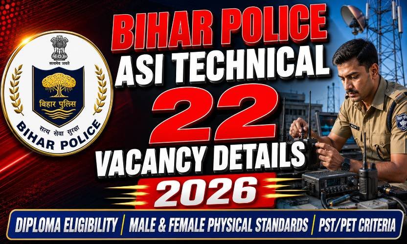 Bihar Police ASI Technical Admit Card 2026 Out: Download BPSSC Radio Wireless Hall Ticket