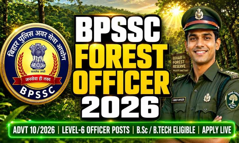 BPSSC Forest Range Officer FRO Recruitment 2026: Apply Online for 16 Posts
