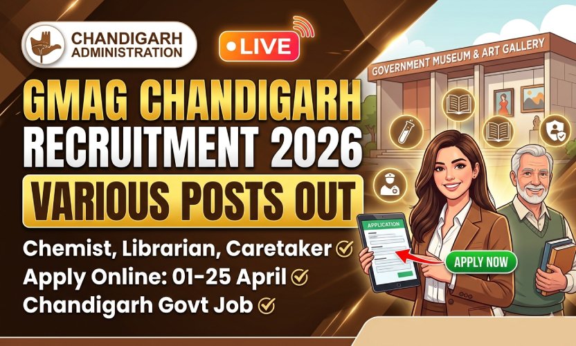 Government Museum & Art Gallery Chandigarh Recruitment 2026: Apply Online for Chemist, Librarian & Other Posts