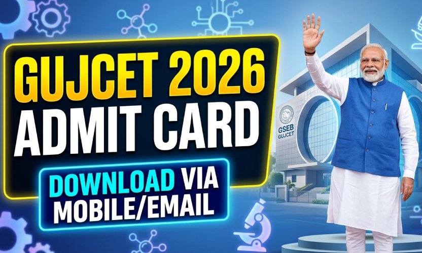 GUJCET 2026 Admit Card Out Today: Download Hall Ticket with Mobile Number or E-Mail ID at gseb.org