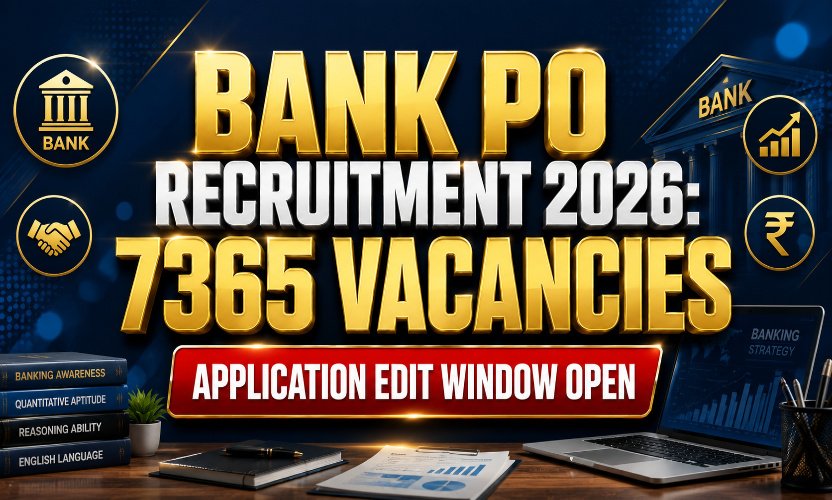 IBPS PO Recruitment 2026: Apply Online for 7,365 Posts & Application Edit Window