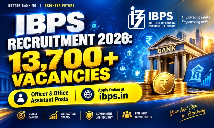 IBPS RRB Recruitment 2026: Apply Online for 13,700+ Officer and Office Assistant Posts