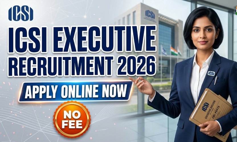 ICSI Executive Recruitment 2026: Apply Online for CRC Posts at icsi.edu; No Fee!