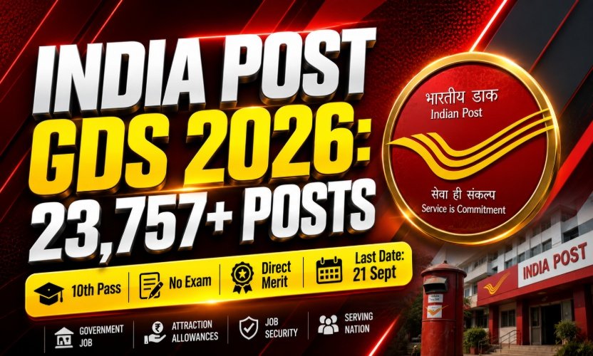 India Post GDS Recruitment 2026: Apply Online for 23,757+ Vacancies