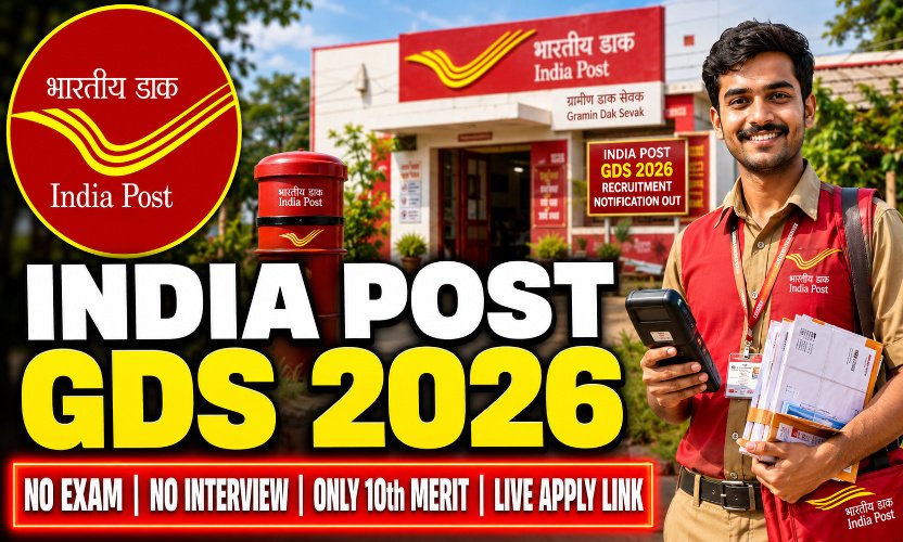 India Post GDS Recruitment 2026: Apply Online for Bumper Gramin Dak Sevak Vacancies (Direct Link Active)