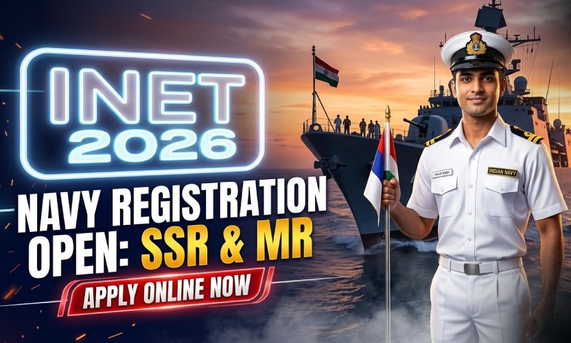 Indian Navy INET 2026 Registration Begins: Apply Online for Agniveer SSR, MR & SSR Medical