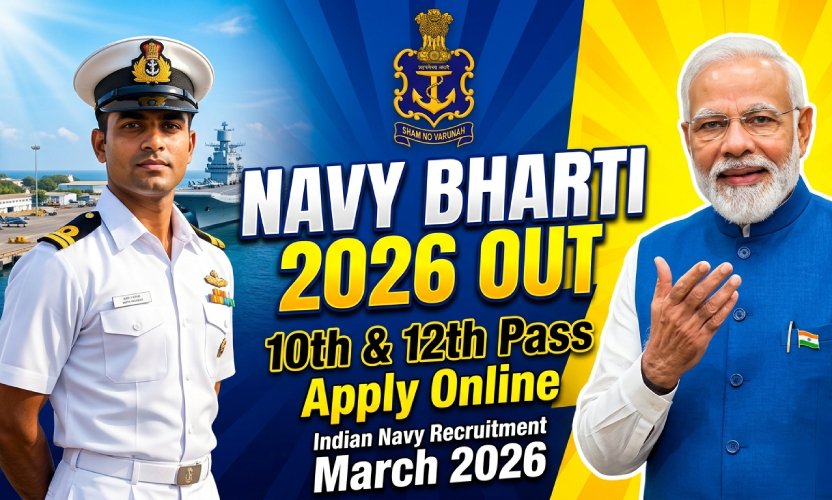 Indian Navy SSR MR Recruitment 2026: Apply Online for Agniveer Posts