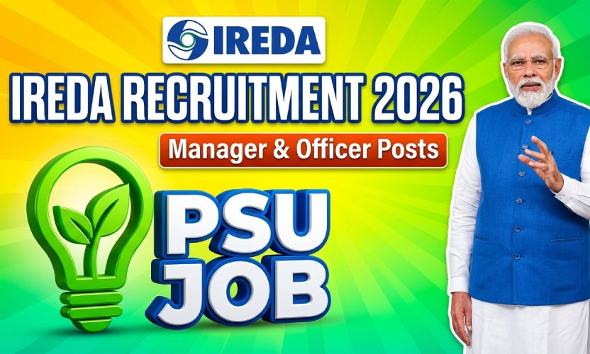 IREDA Recruitment 2026 Notification Out: Apply Online for 32 Manager & Officer Posts at ireda.in