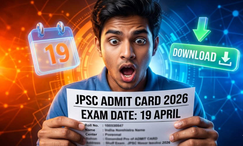 JPSC CSE Prelims 2026: 19 अप्रैल को होगी परीक्षा, जानें कब आएगा एडमिट कार्ड (Direct Link Here)