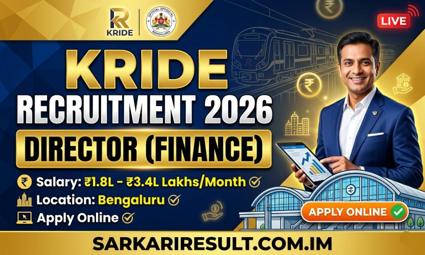 KRIDE Recruitment 2026: Apply for Director (Business Development & Finance) Vacancy<