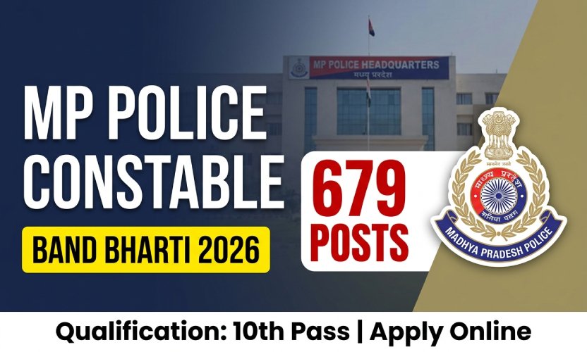 MP Police Constable Band Recruitment 2026 – Apply Online for 679 Posts