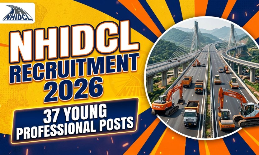 NHIDCL Young Professionals Recruitment 2026 Notification Out: Apply Online for 37 Posts; Check Eligibility & Stipend Details