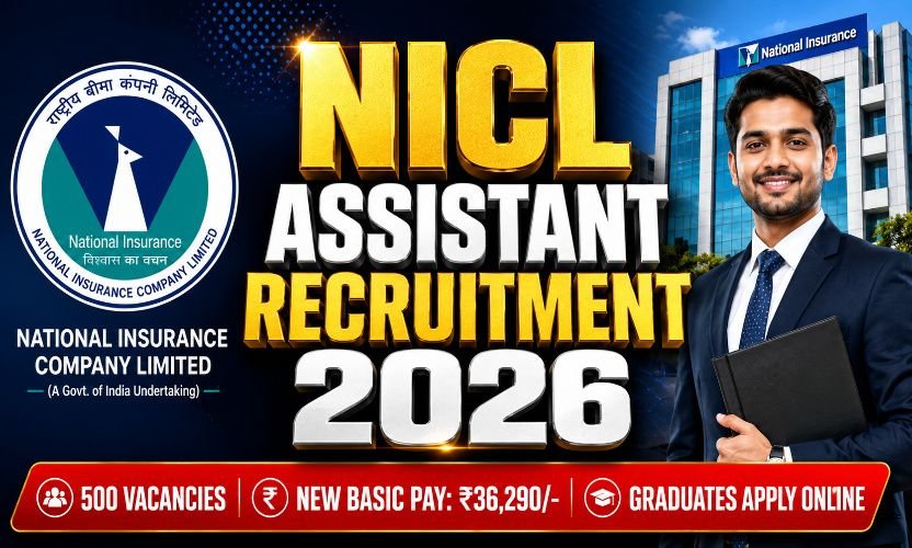 NICL Assistant Recruitment 2026: Notification Out for 500 Posts, Apply Online