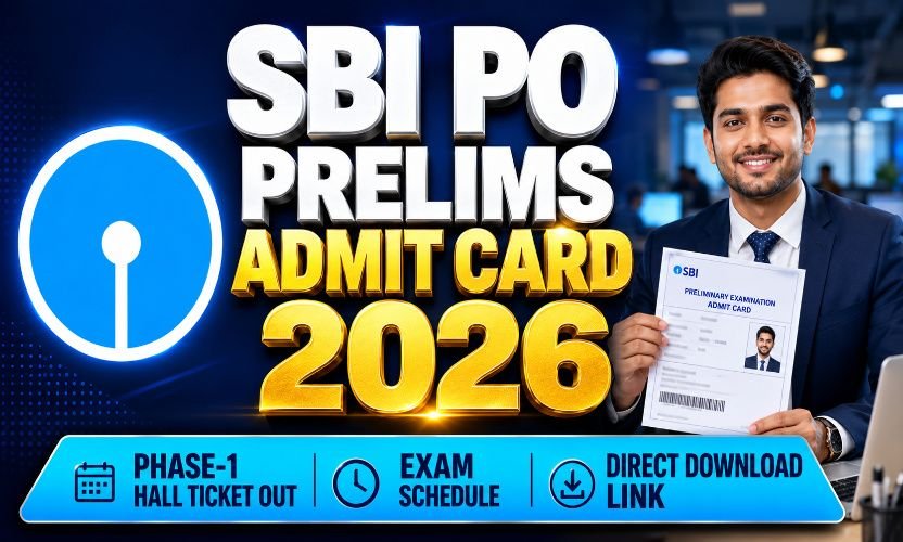 SBI PO Prelims Admit Card 2026: Out Soon, Download Phase 1 Exam Call Letter Link