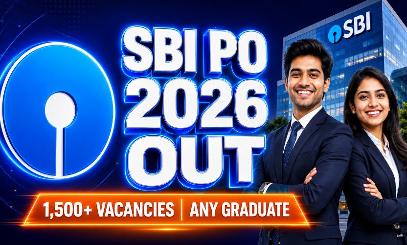 SBI PO Recruitment 2026: Apply Online for 1500+ Probationary Officer Posts