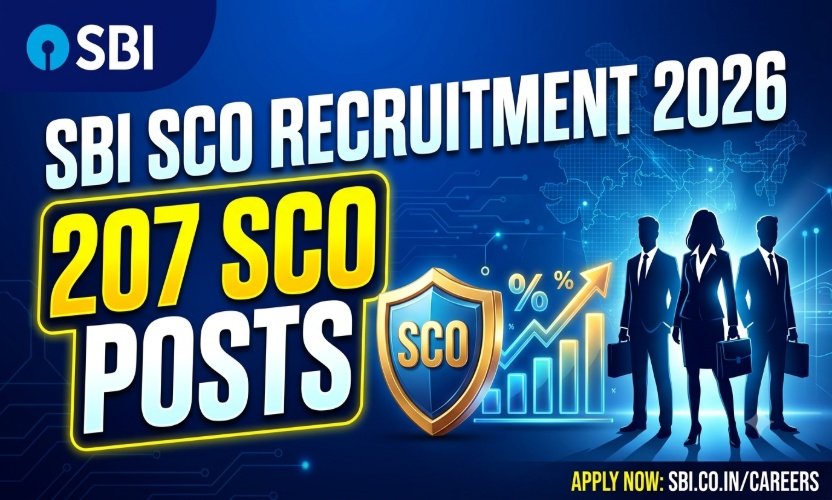 SBI SCO Recruitment 2026: Apply Online for 207 Specialist Cadre Officer Posts
