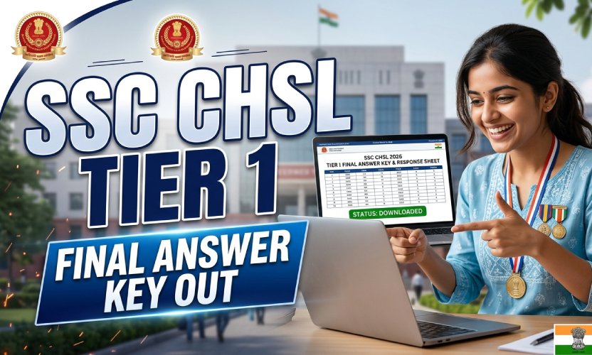SSC CHSL Tier 1 Final Answer Key aur Response Sheet; Direct Link yahan hai.