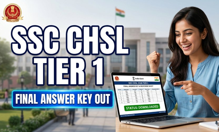 SSC CHSL Tier 1 Final Answer Key aur Response Sheet