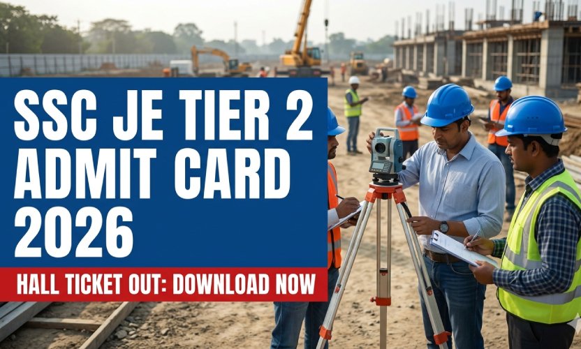 SSC JE Tier 2 Admit Card 2026 Released – Download Junior Engineer Hall Ticket @ ssc.gov.in