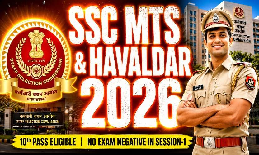 SSC MTS and Havaldar Recruitment 2026: Apply Online for Multi Tasking Staff