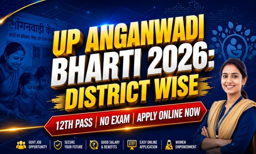 UP Anganwadi Bharti 2026: Apply Online District Wise Vacancies List
