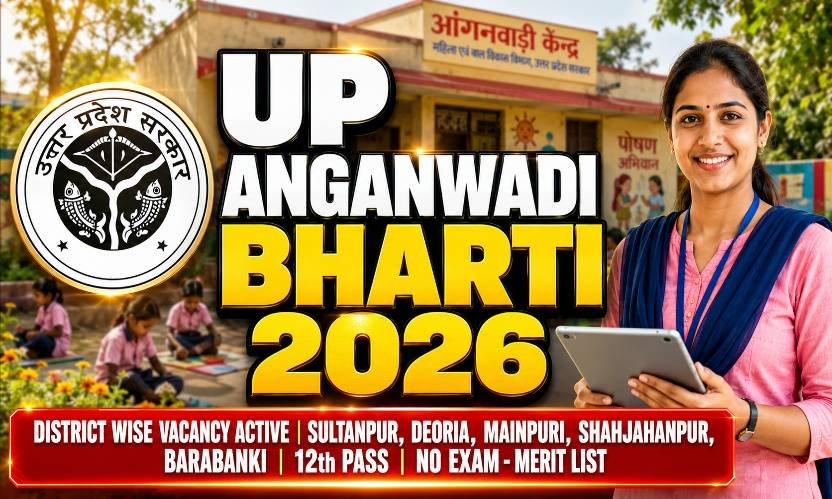 UP Anganwadi Worker Bharti Recruitment 2026: District Wise Vacancy & Form Link