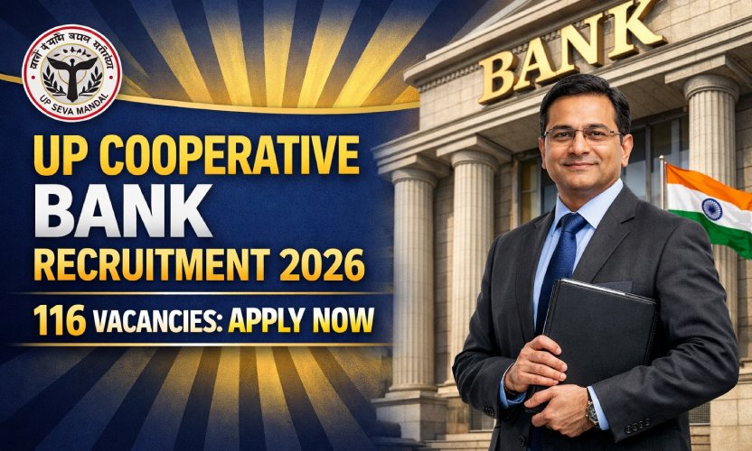 UP me Bank ki Naukri! Cooperative Bank me 116 posts par bharti shuru; graduation pass turant karein apply.