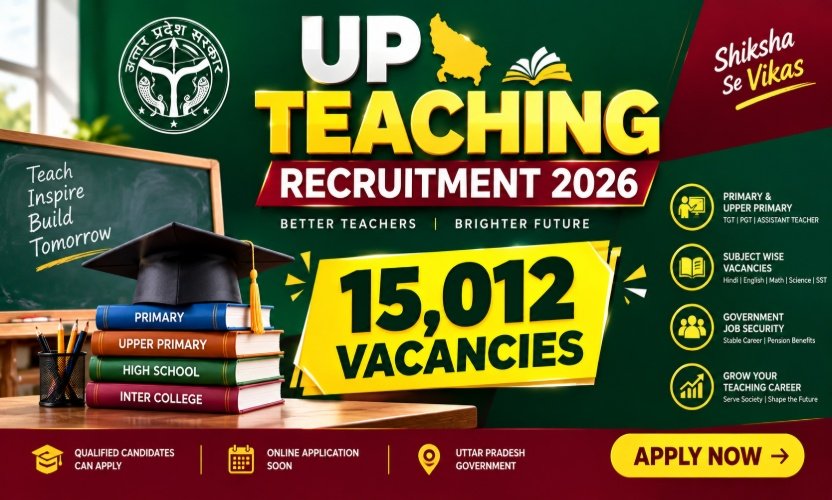 UPESSC Recruitment 2026: Apply Online for 15,012 Assistant Teacher and PGT Posts
