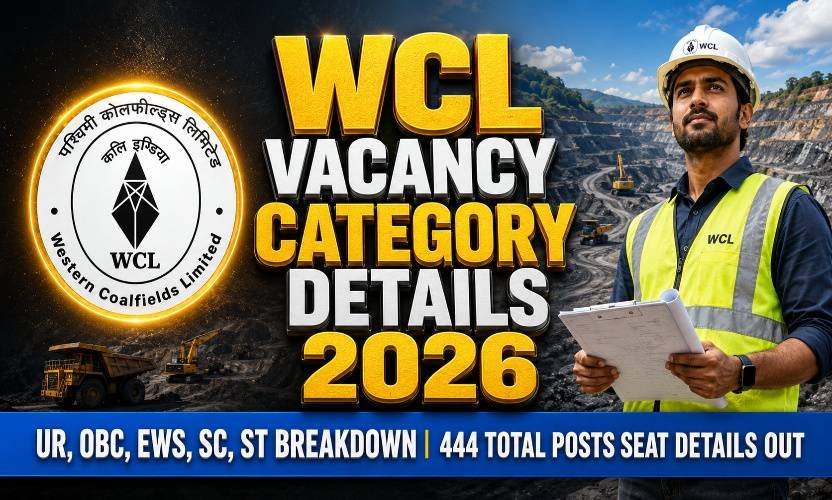 WCL Mining Sirdar & Assistant Foreman Recruitment 2026: Apply Online for 444 Posts